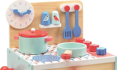 Djeco Kids Kitchen Ηλεκτρική Κουζίνα made of Wood for 4+ Years Old 06507