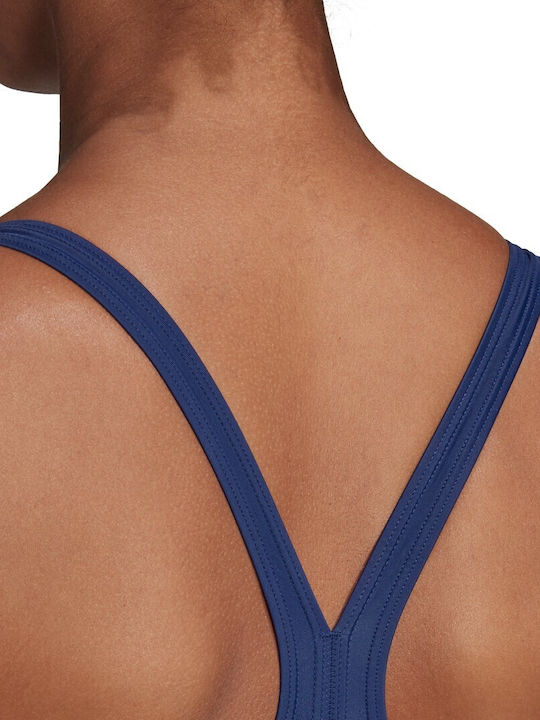Athly V 3-Stripes Athletic One-Piece Swimsuit Tech Indigo