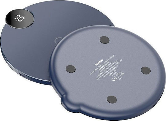Baseus Ασύρματος Φορτιστής (Qi Pad) 10W Μπλε (WXSX-03)