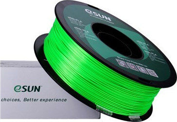 Esun eSilk PLA 3D Printer Filament 1.75mm Green 1kg 1pc Spool