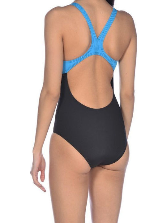 Athletic One-Piece Swimsuit Black