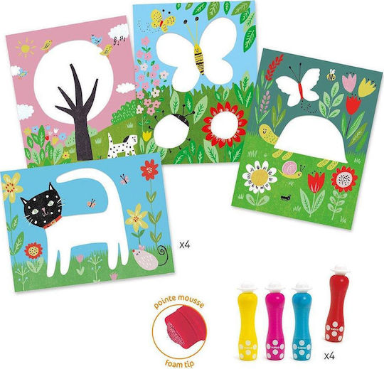 Djeco Painting Small Dots Painting Set for Children 1.5+ Years