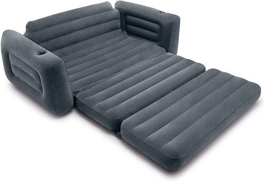 Intex Inflatable Sofa for 2 People Gray 203x203cm