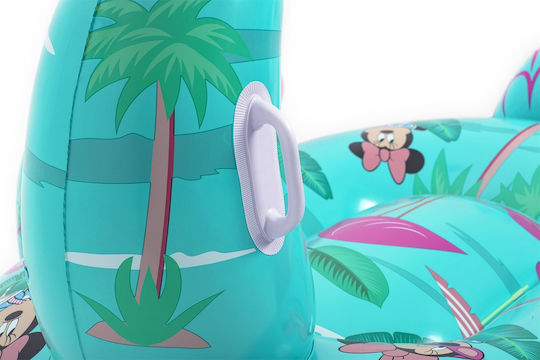Bestway Kid's Inflatable Ride On Flamingo with Handles Light Blue 173x170cm