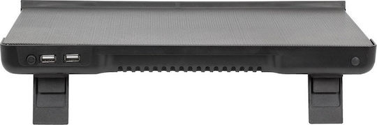 Rivacase Cooling Pad για Laptop έως 17.3" με 1 Ανεμιστήρα και Φωτισμό (5556)