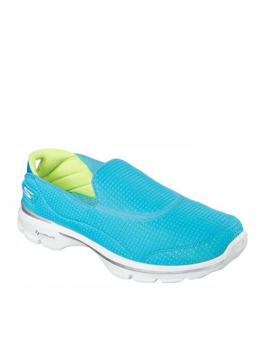 Skechers Gowalk Unfold Damen Sneakers Hellblau