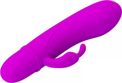 Pretty Love Caesar Vibrator Iepurele 7.6cm BI-014292 Violet