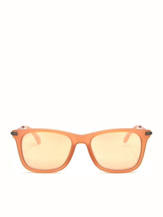 Calvin Klein Sonnenbrillen mit Orange Rahmen und Orange Verlaufsfarbe Linse CKJ512S 650