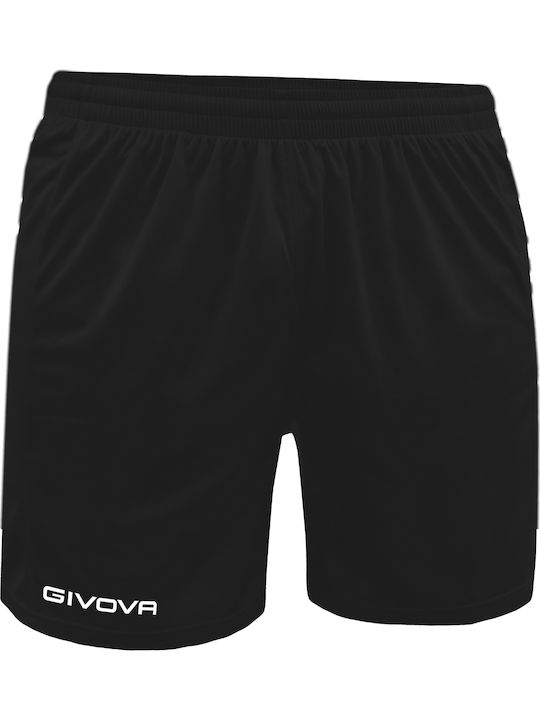Givova One Men's Athletic Shorts Black P016-0010 Givova One Men's Athletic Shorts Black P016-0010