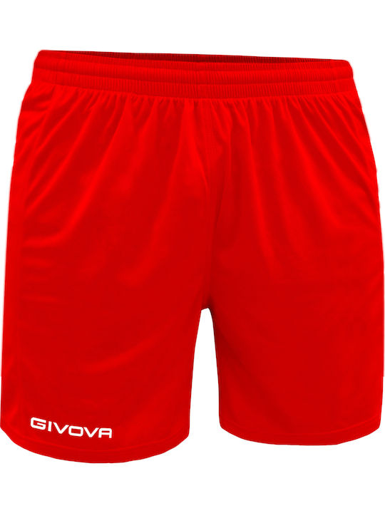 Givova One Αθλητική Ανδρική Βερμούδα Κόκκινη P016-0012