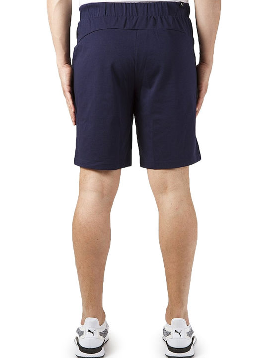 Puma Essential 9" Men's Sports Monochrome Shorts Blue