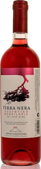 Artemis Karamolegos Wine Terra Nera Rosé Dry Santorini 750ml
