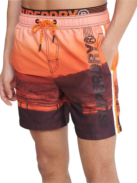 State Volley Ανδρικό Μαγιό Σορτς Πολύχρωμο με Σχέδια M3010010A-0VO