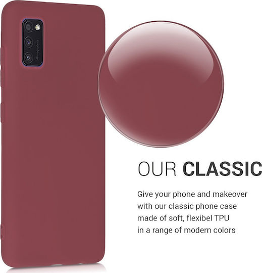 KWmobile Soft Flexible Back Cover Σιλικόνης Κόκκινο (Galaxy A41)