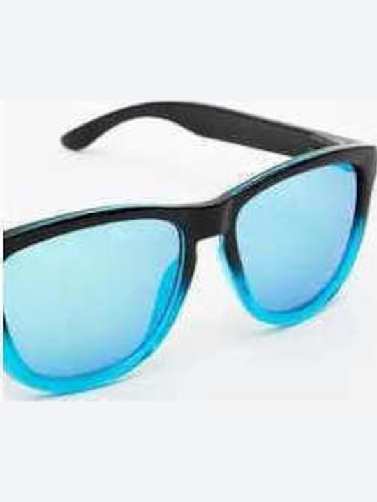 Hawkers One Unisex Γυαλιά Ηλίου με Μπλε Κοκκάλινο Σκελετό και Μπλε Φακό