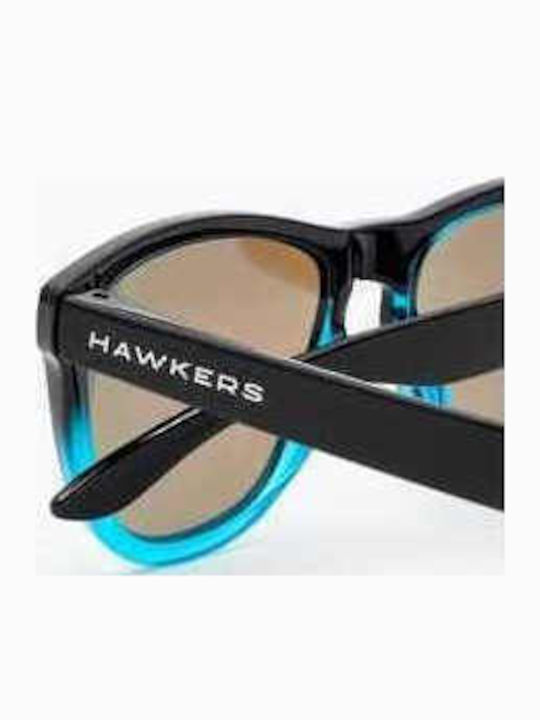 Hawkers One Unisex Γυαλιά Ηλίου με Μπλε Κοκκάλινο Σκελετό και Μπλε Φακό