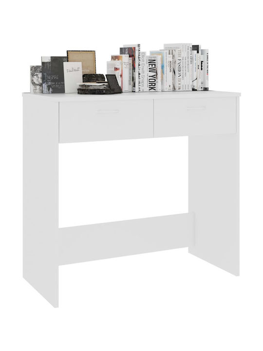 Desk White 80x40x75cm