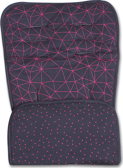 Minene Kinderwagenabdeckung Beidseitig 35x75cm Fuchsia Laser
