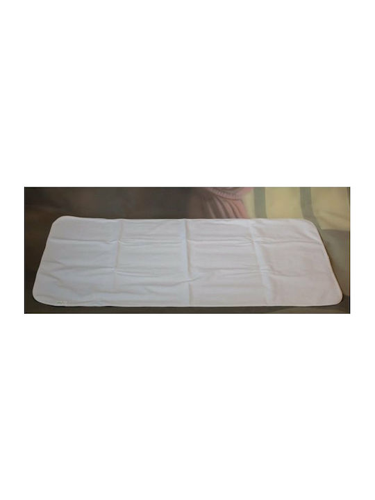 Figlio Bino Terry Waterproof Changing Pad White 70x140cm.