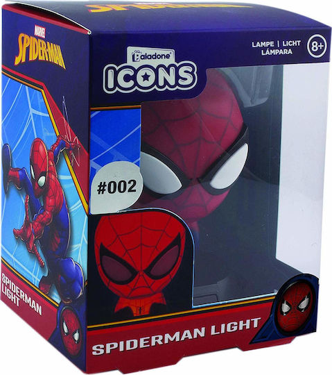 Paladone Παιδικό Διακοσμητικό Φωτιστικό Spider-Man Κόκκινο Paladone Παιδικό Διακοσμητικό Φωτιστικό Spider-Man Κόκκινο