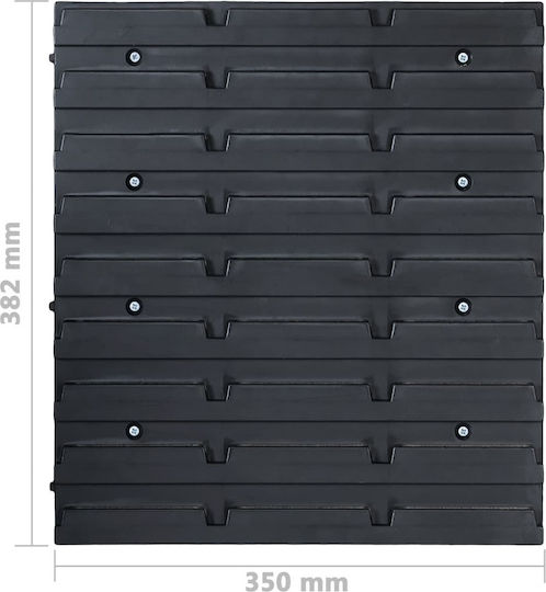 vidaXL Plastic Tool Bin Organiser