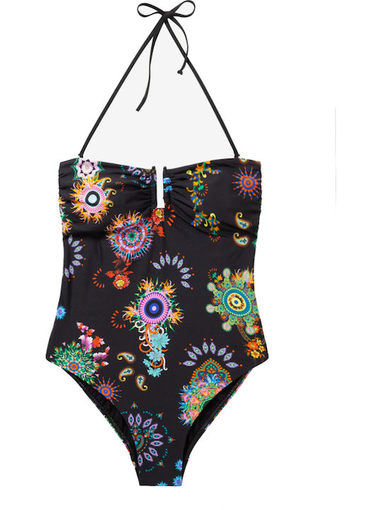 Halterneck Swimsuit Joanna Black