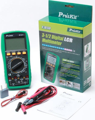 Proskit MT-5211 Digital Multimeter with Capacitance Meter with Measurement AC / DC / Resistor / Capacity / Temperature MT-5211