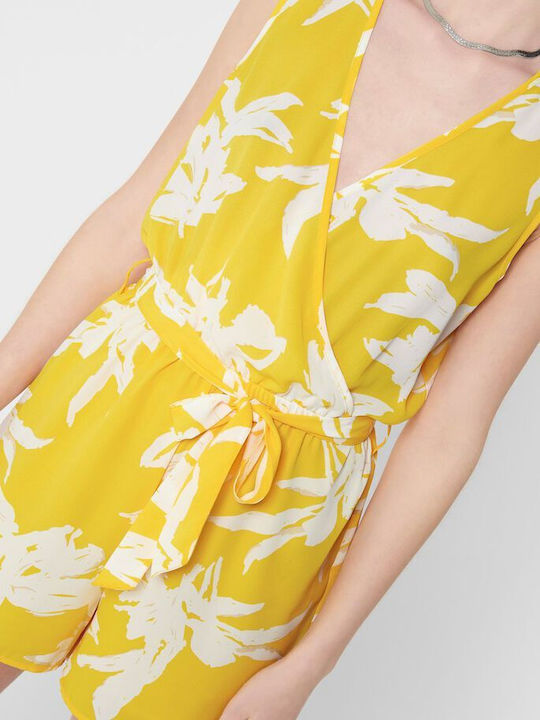 Women's One-piece Shorts Yellow/Aspen Gold