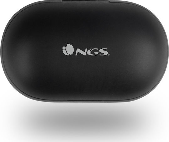 NGS Artica Liberty In-ear Bluetooth Handsfree Earphones with Sweat Resistance and Charging Case Black