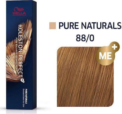 Wella Koleston Perfect Me+ Pure Naturals Hair Dye 88/0 Blonde Light Light Intense Natural 60ml