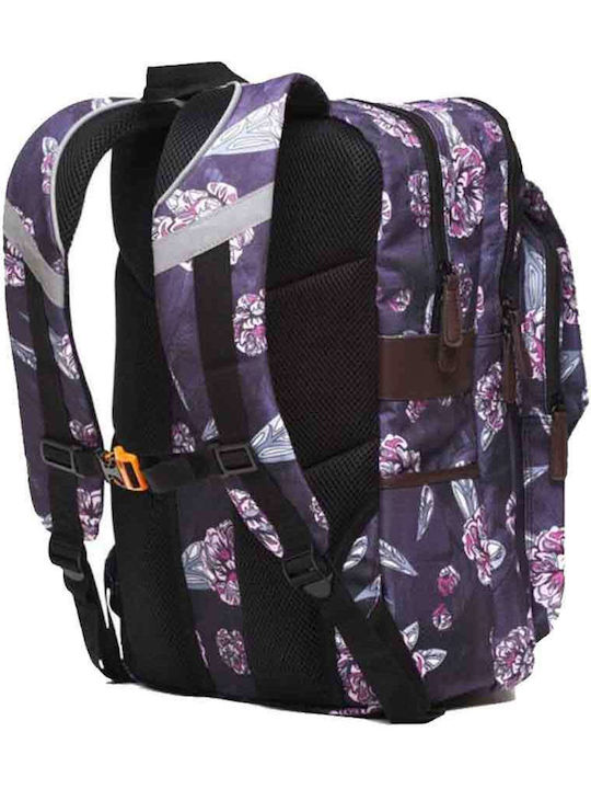 Polo Move It School Bag Backpack Junior High-High School in Purple color 25lt