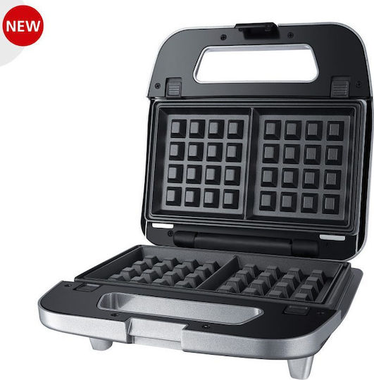 Steba SG 65 Sandwich Maker cu Plăci Detasabile pentru for 2 Sandwiches Sandvișuri 750W Gri