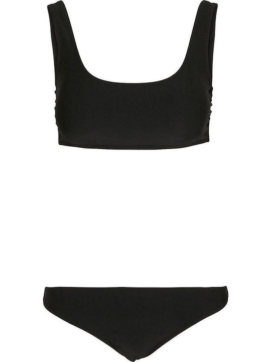 Bikini Set Sports Bra & Brazil Bottom TB3461 Black