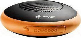 Boompods Aquapod Waterproof Bluetooth Speaker 3W with Battery Life up to 5 hours Orange
