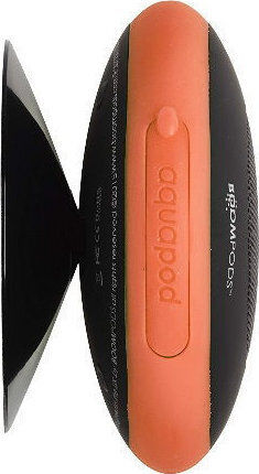 Boompods Aquapod Waterproof Bluetooth Speaker 3W with Battery Life up to 5 hours Orange