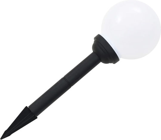 vidaXL Σετ 4 Καρφωτά Ηλιακά Φωτιστικά Μπάλες RGB με Φωτοκύτταρο IP44