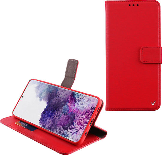 Volte-Tel Allure Magnet Brieftasche Synthetisches Leder Rot (Galaxy S20+)