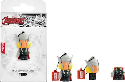 Tribe Marvel Thor 16GB USB 2.0 Stick Multicolor