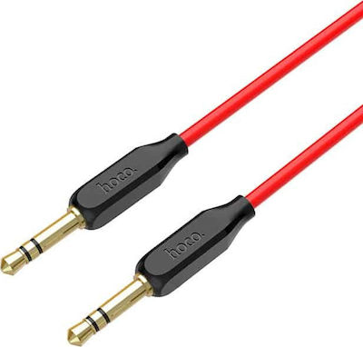 Hoco 3.5mm male - 3.5mm male Cable Red 1m (UPA11)