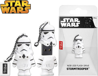 Tribe Star Wars Stormtrooper 16GB USB 2.0 Stick Alb