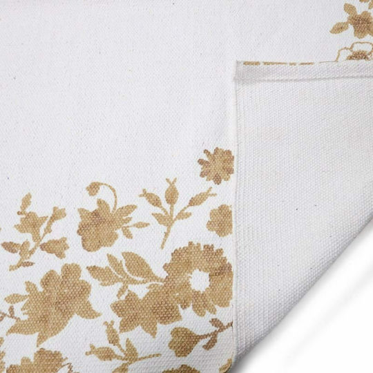 Inart Covor Rectangular Bumbac Bej