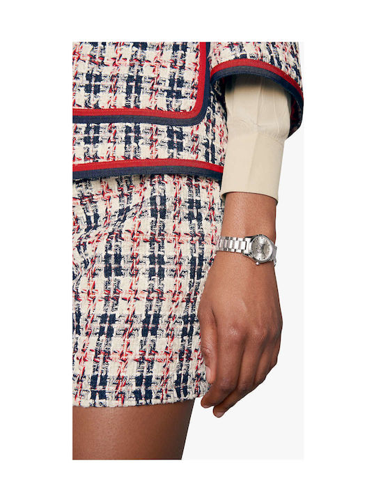 Gucci G-Timeless Womens Watch 27mm Battery with Silver Metal Bracelet