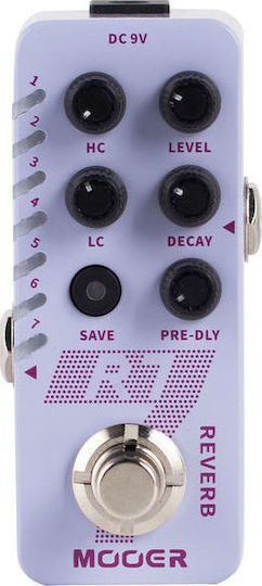 Mooer R7 Pedale Wirkung Nachhall E-Gitarre