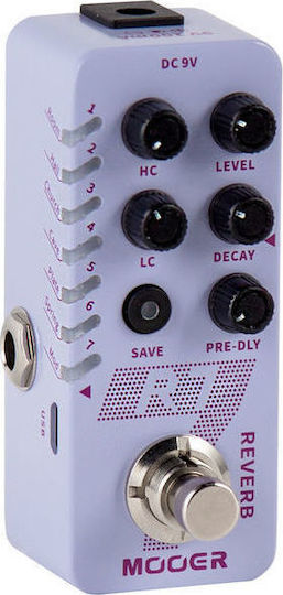 Mooer R7 Pedale Wirkung Nachhall E-Gitarre