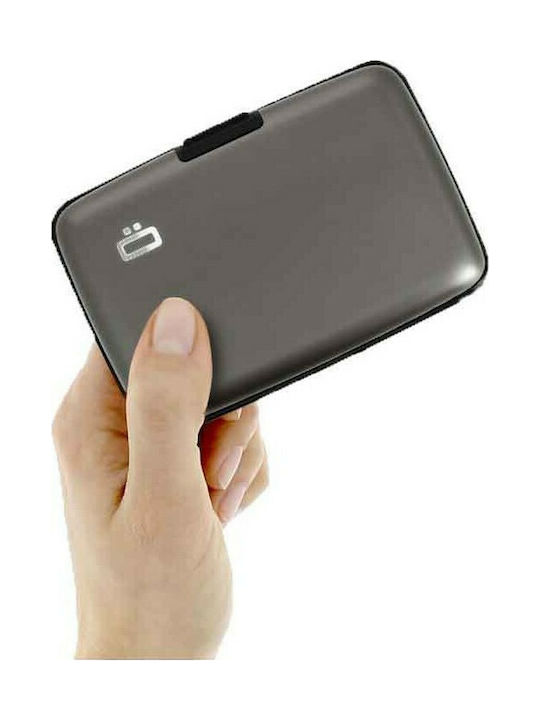 Stockholm Мъжка портмоне Карти с RFID Сив