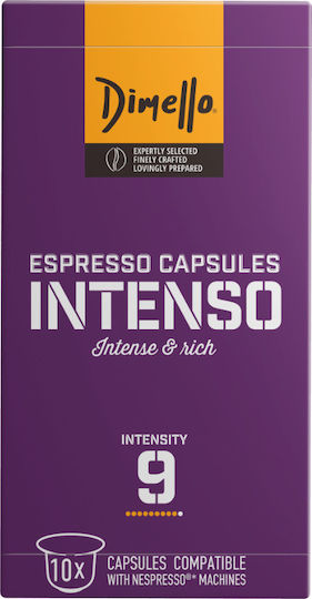 Dimello Capsule Espresso Intenso Compatibile cu Mașina Nespresso 100capace