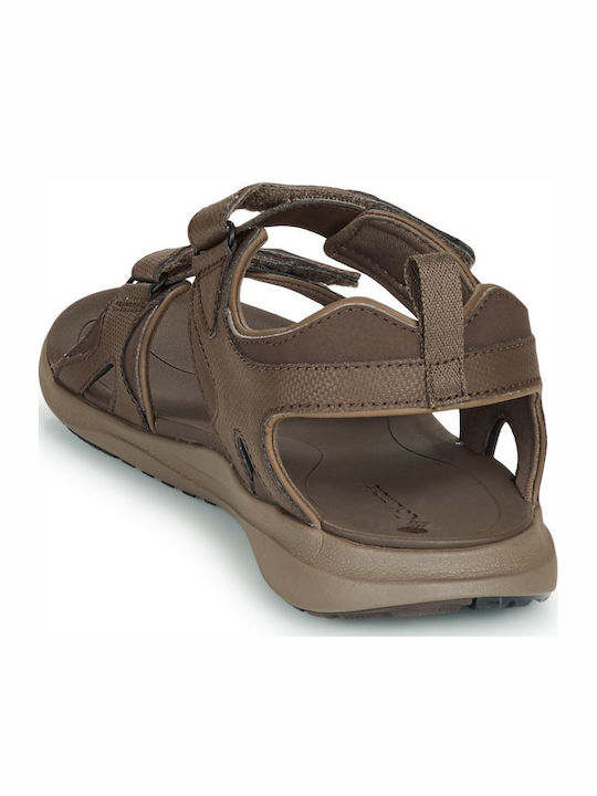 Herrensandalen in Braun Farbe