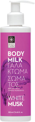 Bodyfarm Body Milk Moisturizing Lotion with White Musk Scent 250ml