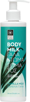 Bodyfarm Body Milk Hidratantă Loțiune pentru Corp cu Aromă de Vanilie 250ml