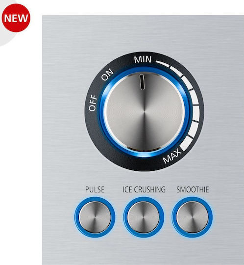 Steba MX4 Plus Mixer mit Glaskanne 1,75 l 1200W Inox